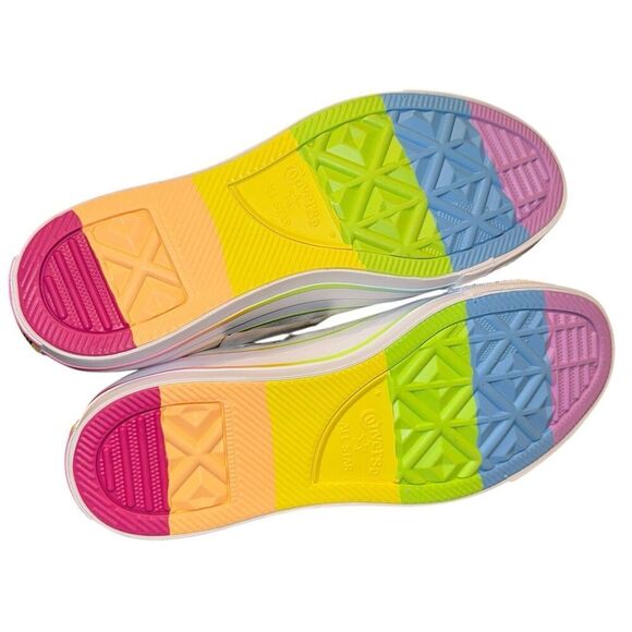New Women's Converse Chuck Taylor All Star High Pride Sneakers A10216C Size 7 - Picture 6 of 7